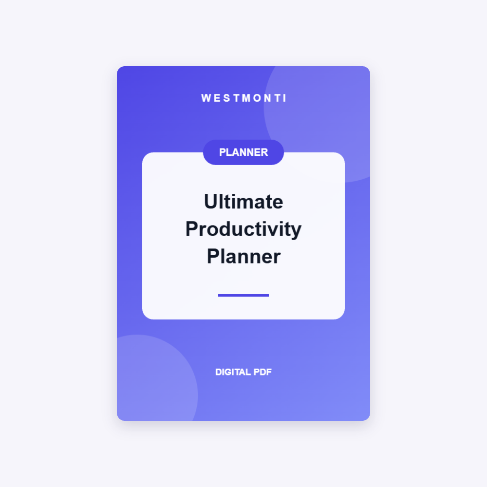 Ultimate Productivity Planner