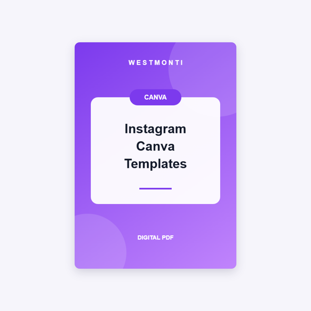 Instagram Canva Templates – 30 Posts